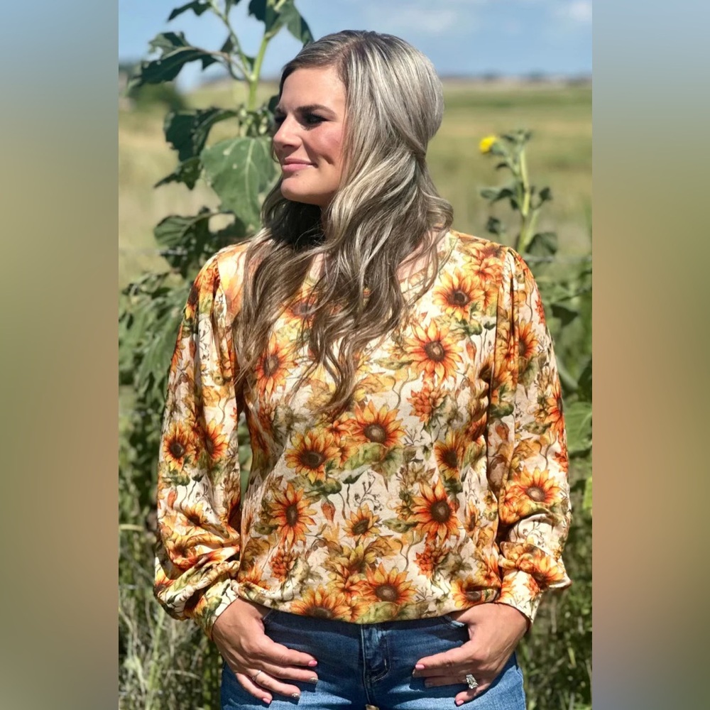 Golden Harvest Knit Top